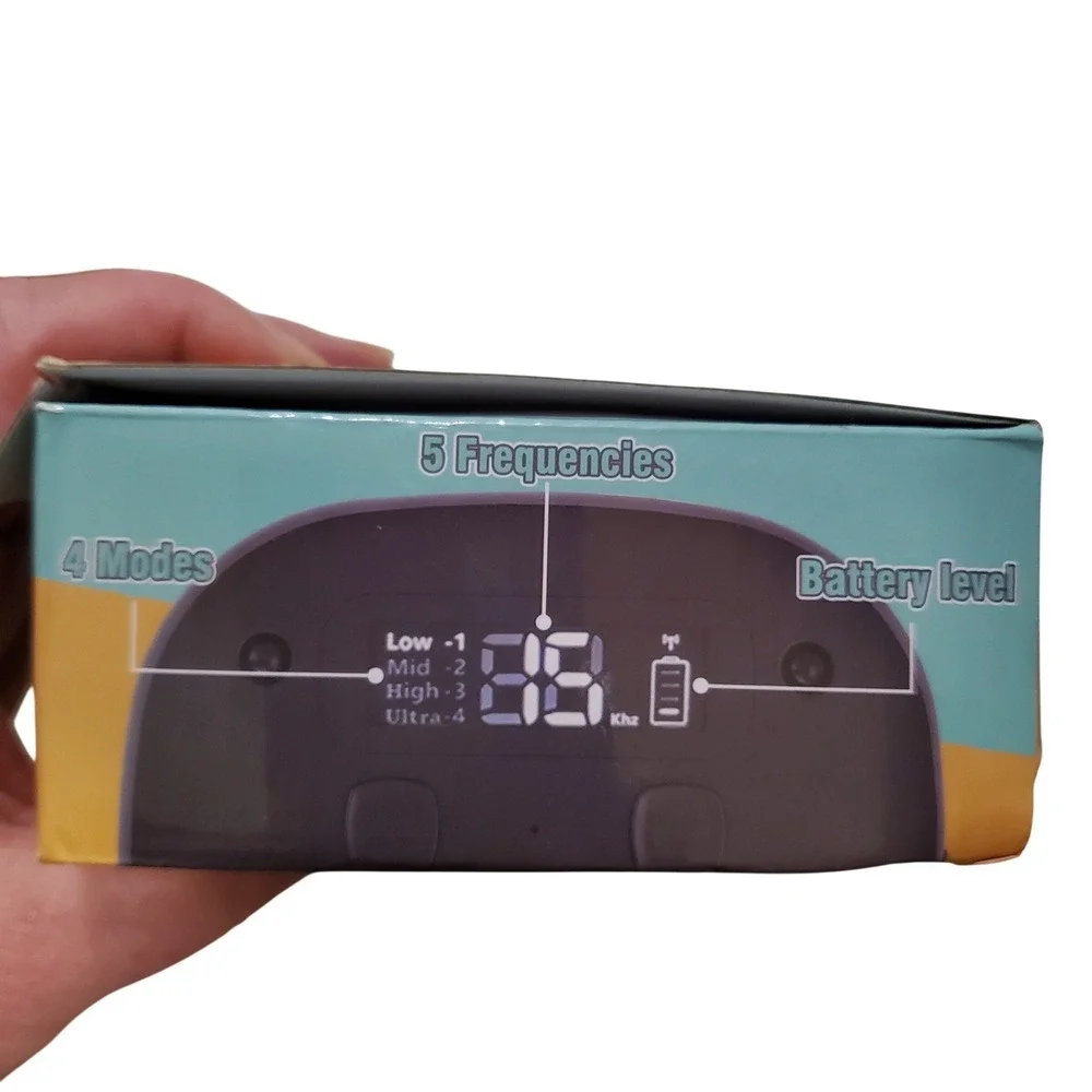 Sonic Anti Bark Control Device Rechargeable Remote Control Indoor Outdoor